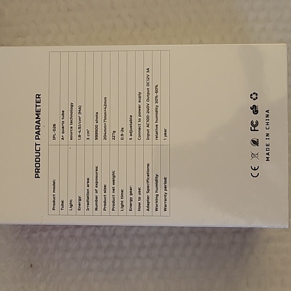 Leo Veo Hair Removal Device 5 stage strength Face Underarm Arms Back Legs NEW - Picture 3 of 4